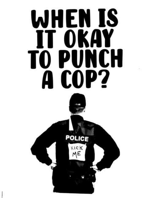 When is it okay to Punch a Cop (zine)